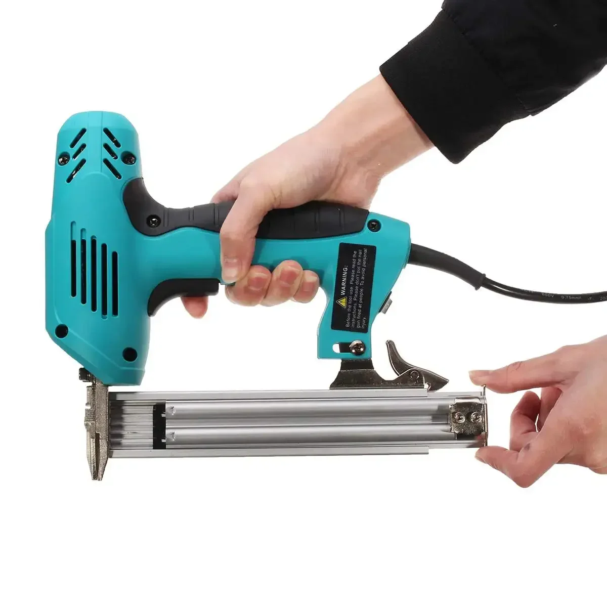 Electric Straight Nail Gun 220V 2000W 10-30mm High Power Heavy-Duty Woodworking Tool Electrical Staple Nail Guns