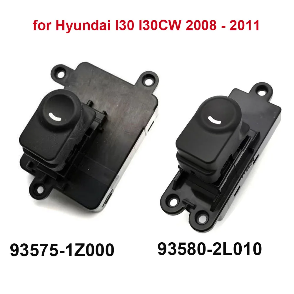 Car Passenger Side Window Switch Button Front Right/Rear Left/Rear Right for Hyundai I30 I30CW 2008-2011 93575-1Z000 93580-2L010