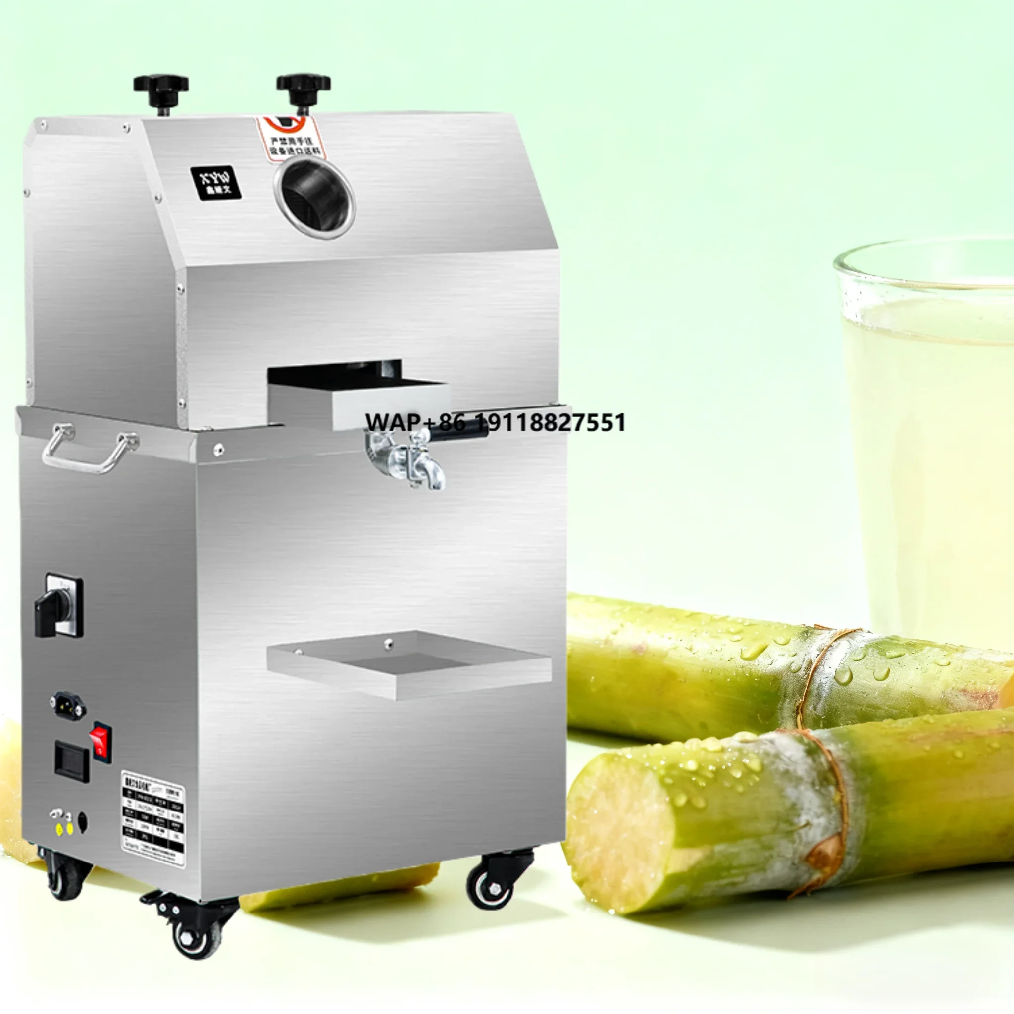 

Hot Sale Stainless Steel Electric Sugarcane Juicer