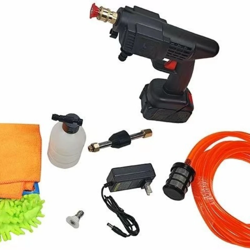 

24V household car washing machine lithium battery high voltage car washing tool portable wireless small car wash supplies