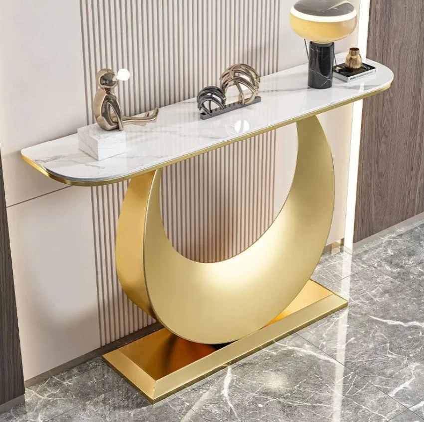 

*Modern Minimalist Entry-level Table Metal Furniture for Living Rooms or Villas