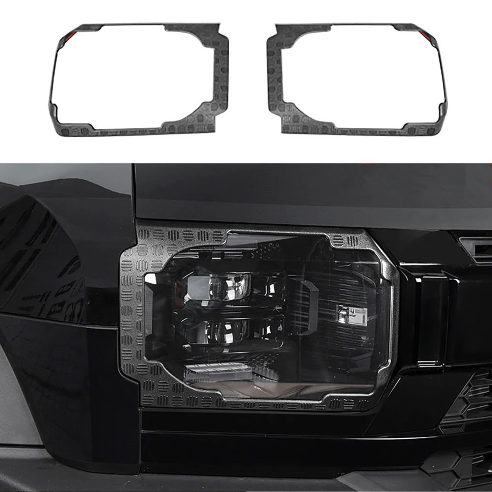 

Рамка передней фары автомобиля для Chery Jetour Traveller T2 2023-22021, крышка фары, модификация ABS, аксессуары для стайлинга