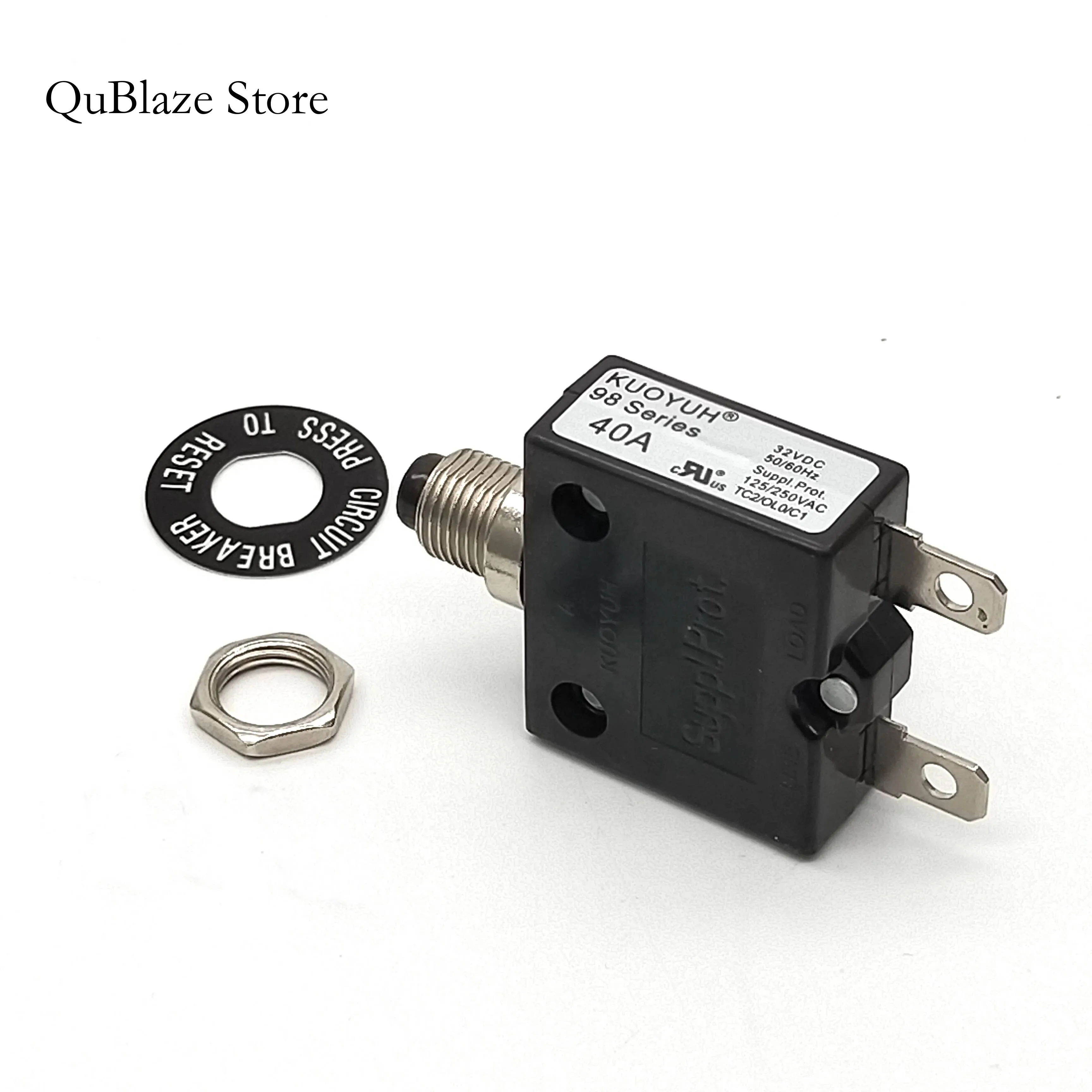 KUOYUH 98 Series Manual Reset Thermal Overload Protector Switch Mini Circuit Breaker