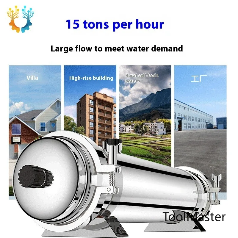 

[2026]15 Tons Manual Outdoor Stainless Steel Ultrafiltration Water Purifier For Household & Villa Swimming Pool Use