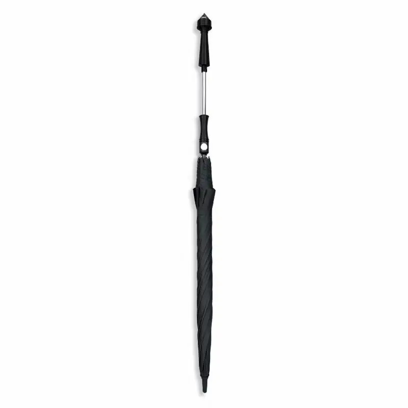 Men Long Handle Walking Stick Umbrella, 135cm Oversized Canopy Reinforced Metal Shaft Rain Sun Protection Umbrella