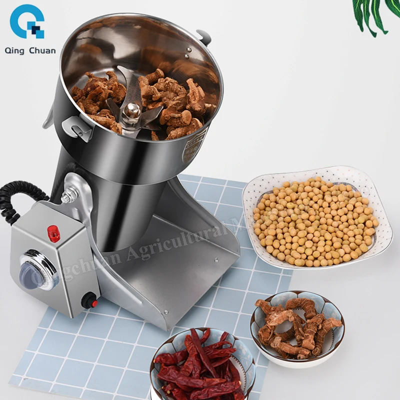 

Grains Spices Herbal Cereals Coffee Dry Food Grinder Mill Grinding Machine gristmill Home flour powder crusher