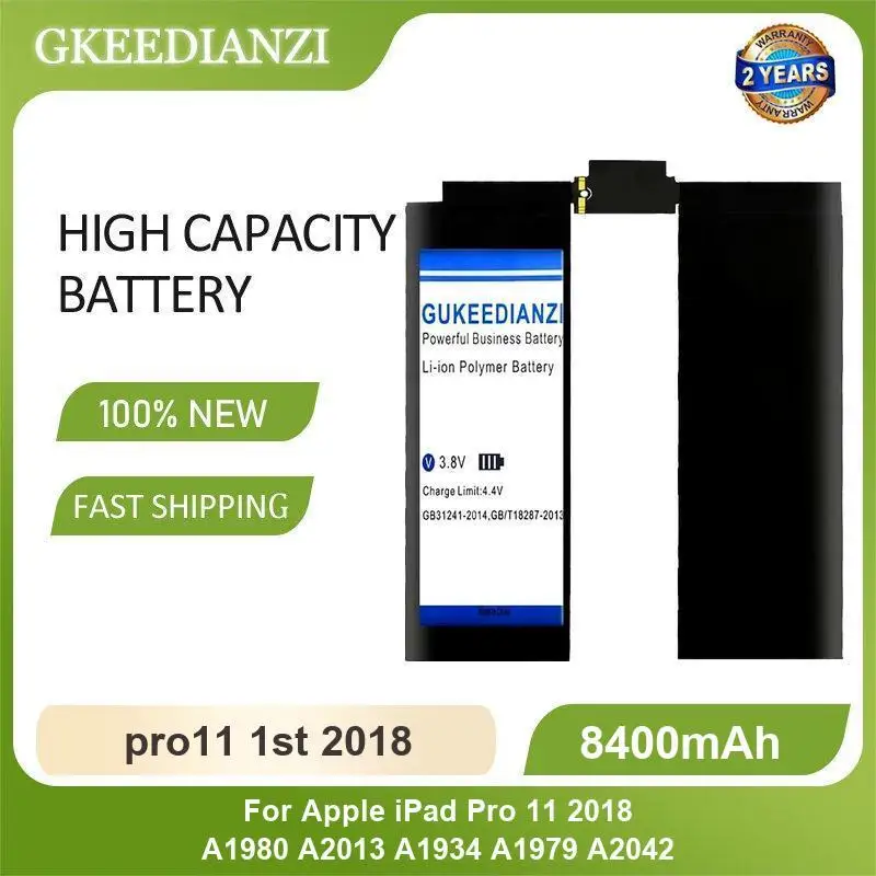 

Pro11 1-й аккумулятор для планшета 2018 года для Apple iPad Pro 11 2018 A1980 A2013 A1934 A1979 A2042 8400 мАч высокой емкости