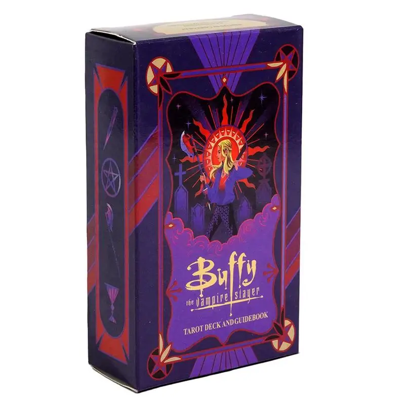 

Buffy The Vampire Slayer Tarot English Oracle Cards Fate Divination Tarot Deck Party Entertainment Board Game For Women Men