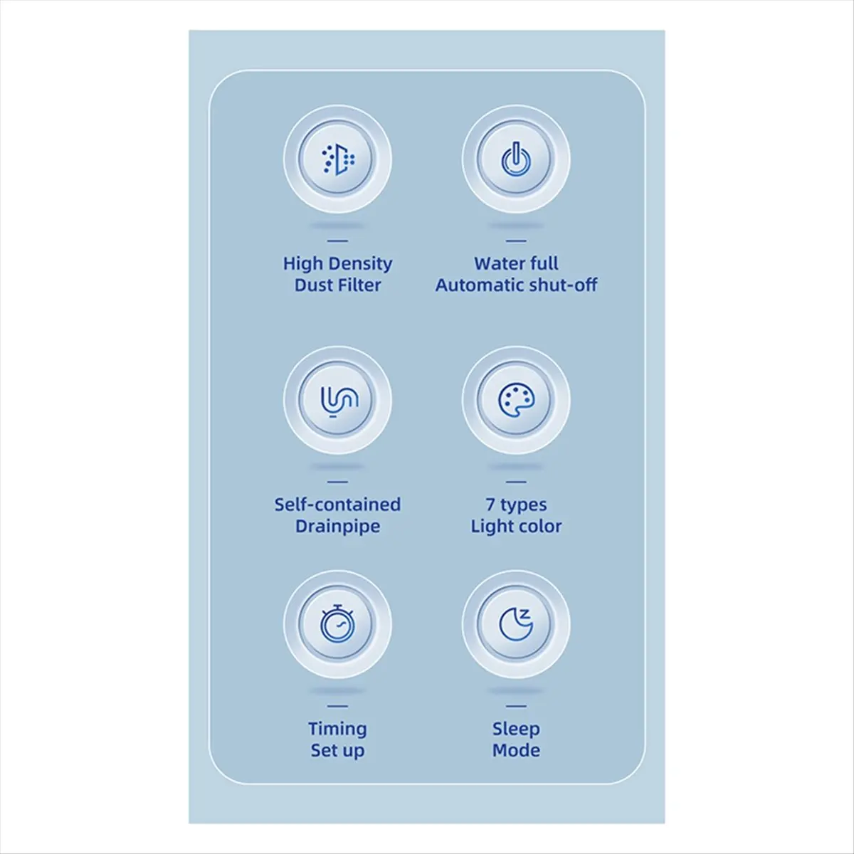 

Бытовой осушитель воздуха с функцией защиты от влаги, резервуар для воды 2,4 л, автоматическое отключение при заполнении, очистка воздуха в помещении