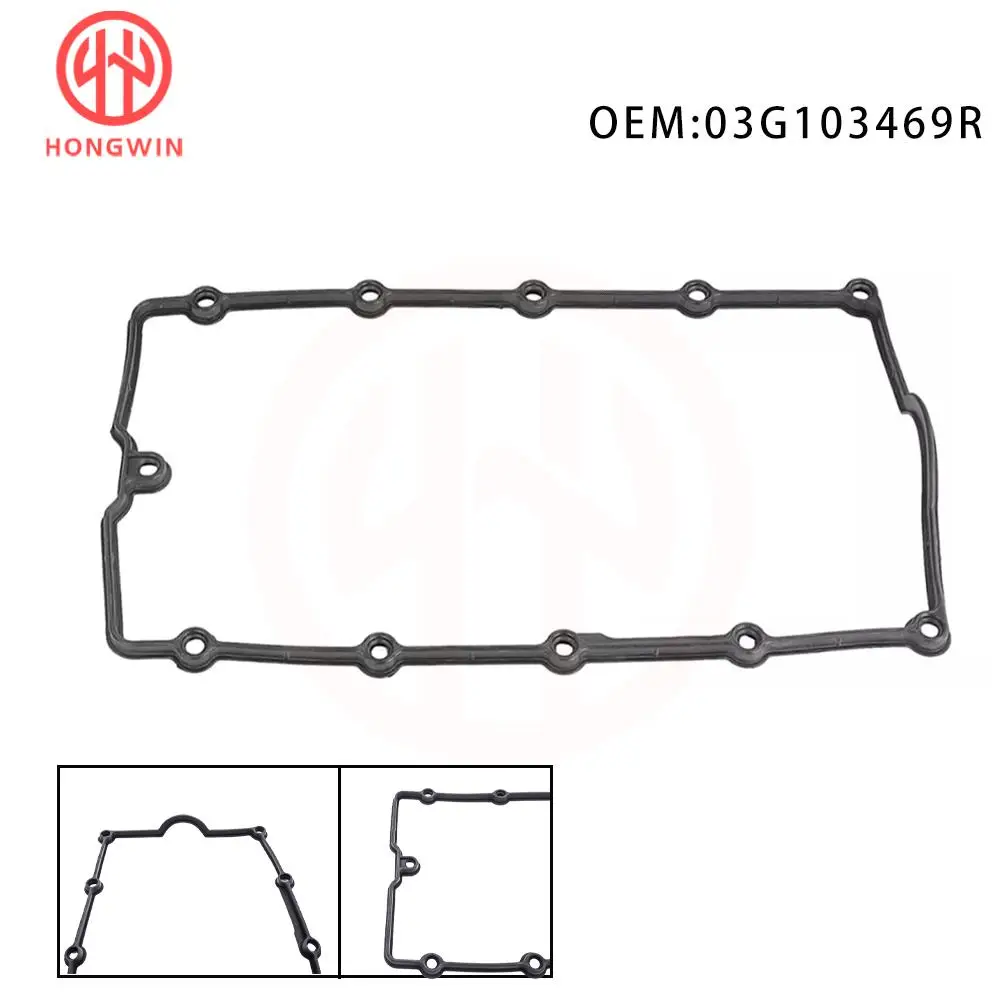 03G 103469 R VW Jetta Passat Golf Audi A3 Seat Skoda 03G 용 새 캠축 엔진 밸브 커버 가스켓 103469 R 개스킷