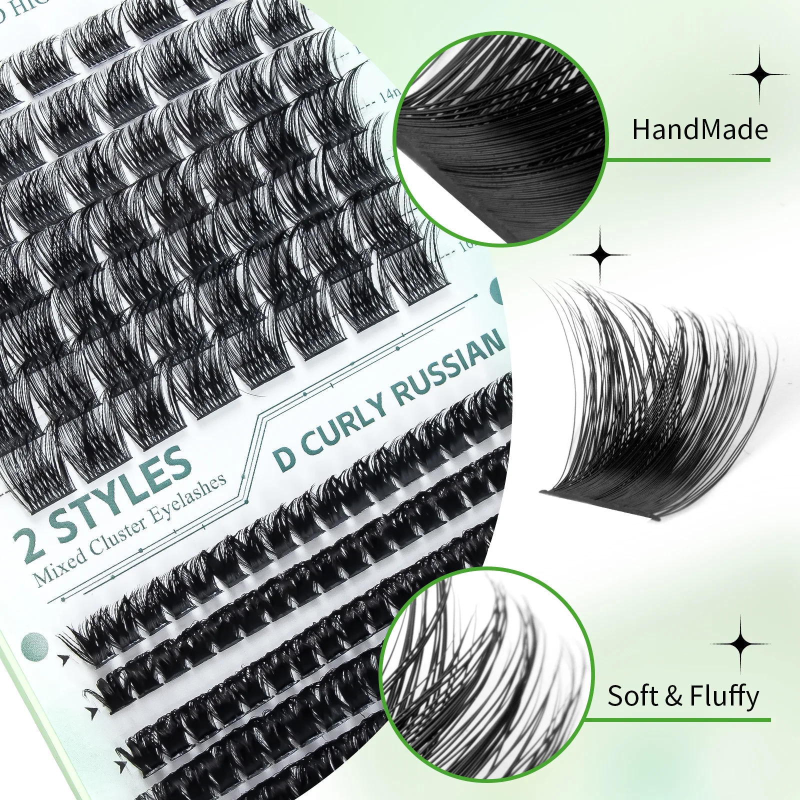 Faux-Cils Longs et Mélangés à Faire Soi-Même, fissuraminants Py, Livre Legiash, 350 Grappes, Grande Capacité, Ensemble avec Outils, Duvet Naturel, Nouveauté