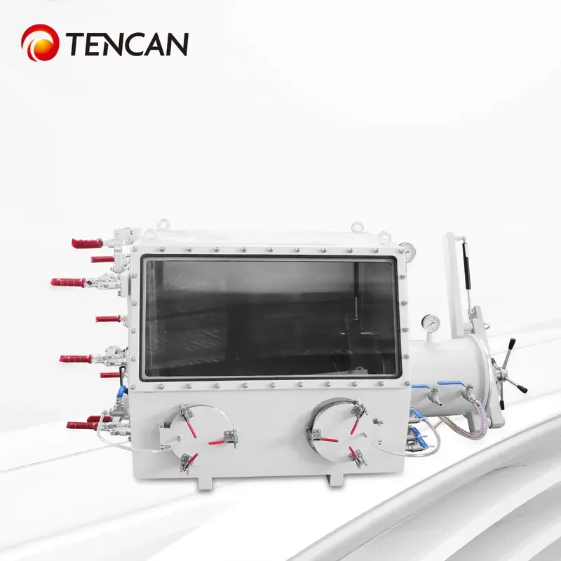 i TENCAN Stainless Steel Glove Box 12-Hour Retention Vacuum Chamber for Laboratory Operations