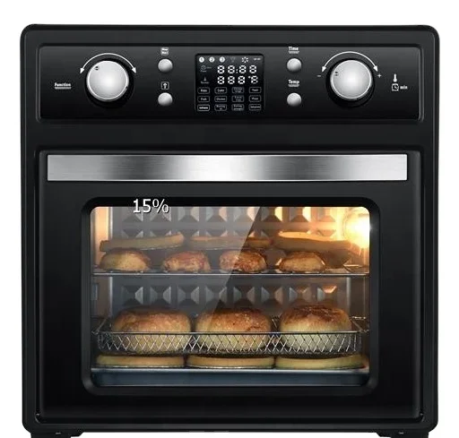 1500 Watt Smart Digital Air Fryer Multifunctional Baking Removable Oil Container Oil Free Steel Household
