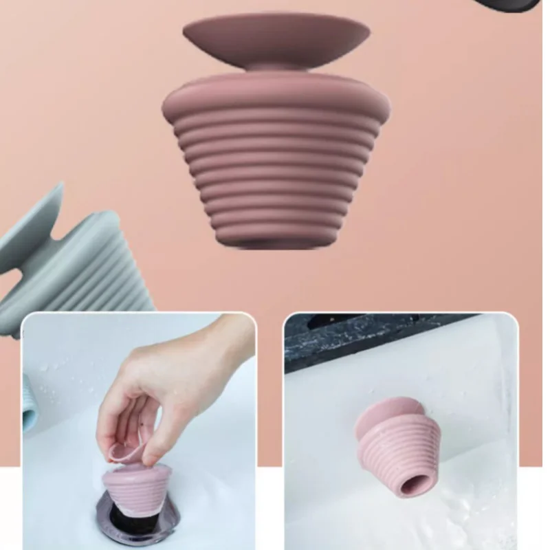Tapón Universal de silicona para bañera, cocina, baño, repuesto de fregadero, drenaje, tapón de baño antiobstrucción, accesorio de baño