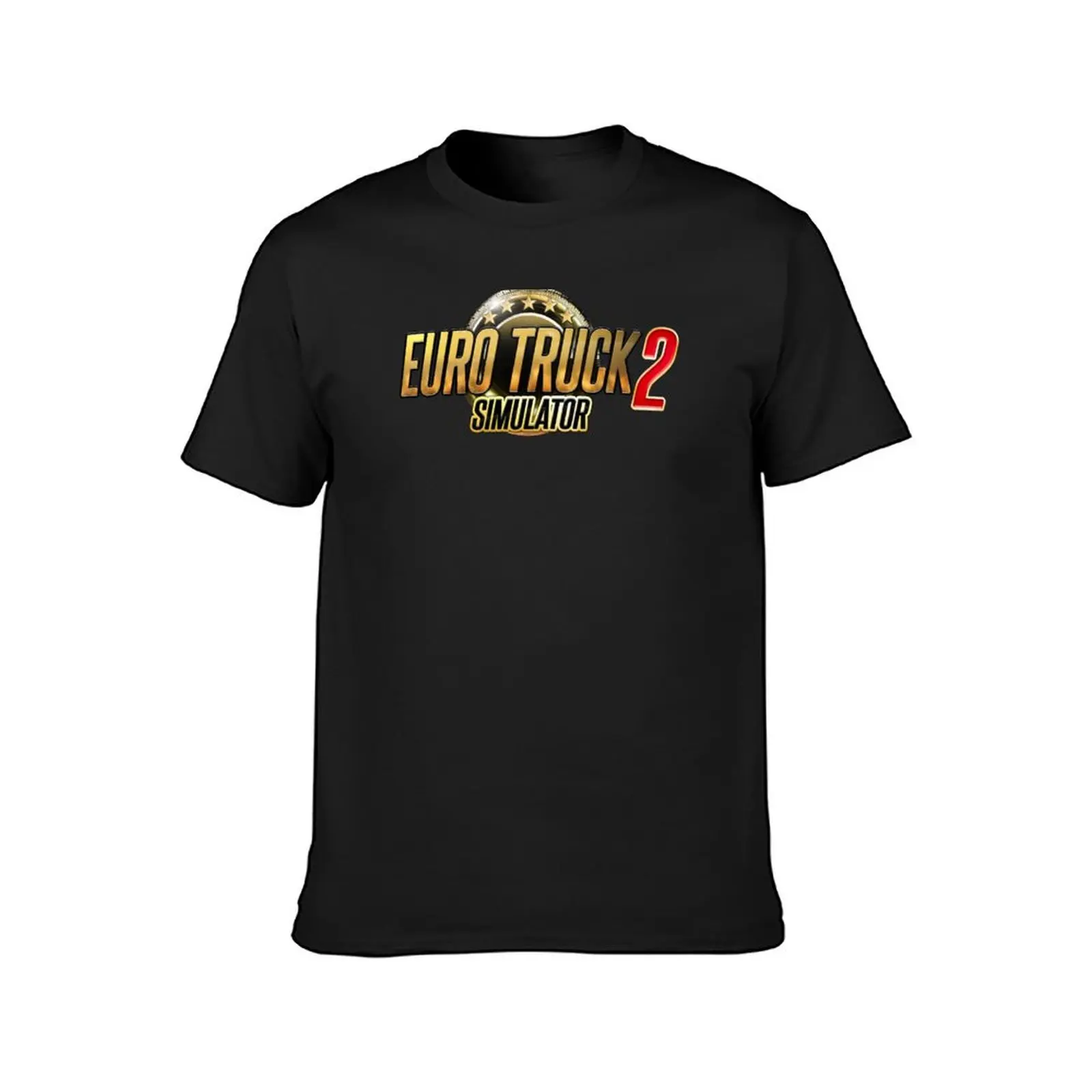 Euro Truck Simulator 2 T-Shirt summer clothes oversizeds animal prinfor boys hippie clothes black t-shirts for men