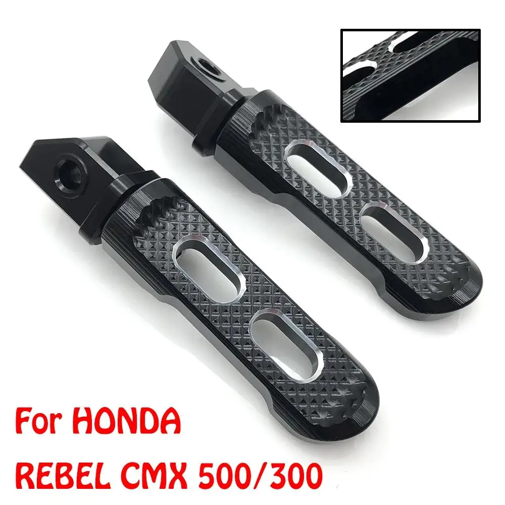 

For Honda Rebel 500 Rebel300 Rebel CMX 300 500 CMX500 CMX300 Motorcycle Accessories Aluminium Rear Passenger Foot Pegs Pedals