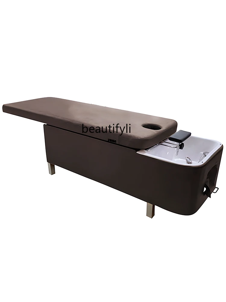 Hair Salon Head Therapy Thai Shampoo Bed Full Lying Type with Beauty Massage Ear Removal Hair Salon