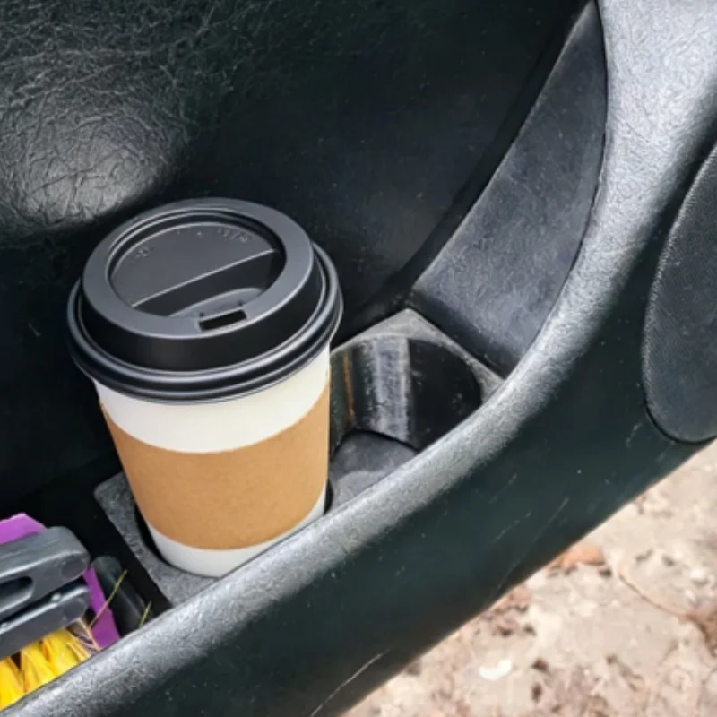 For Volkswagen Golf 3 Car Door Cup Holder Black Plastic 3D Printed Storage Mounts Car Interior Accessories