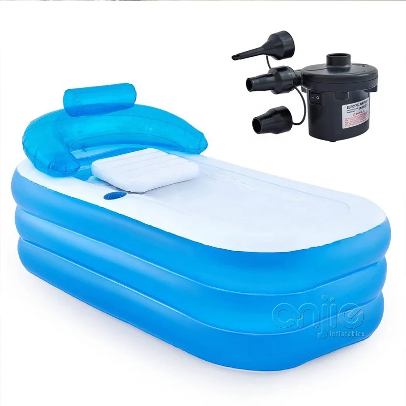 Round Outdoor Pool Massage Hot Tubs and SPAs Pool 2-4 Person Water Sports Outdoor SPA Hot Tub Pool PVC Inflatable SPA Tub