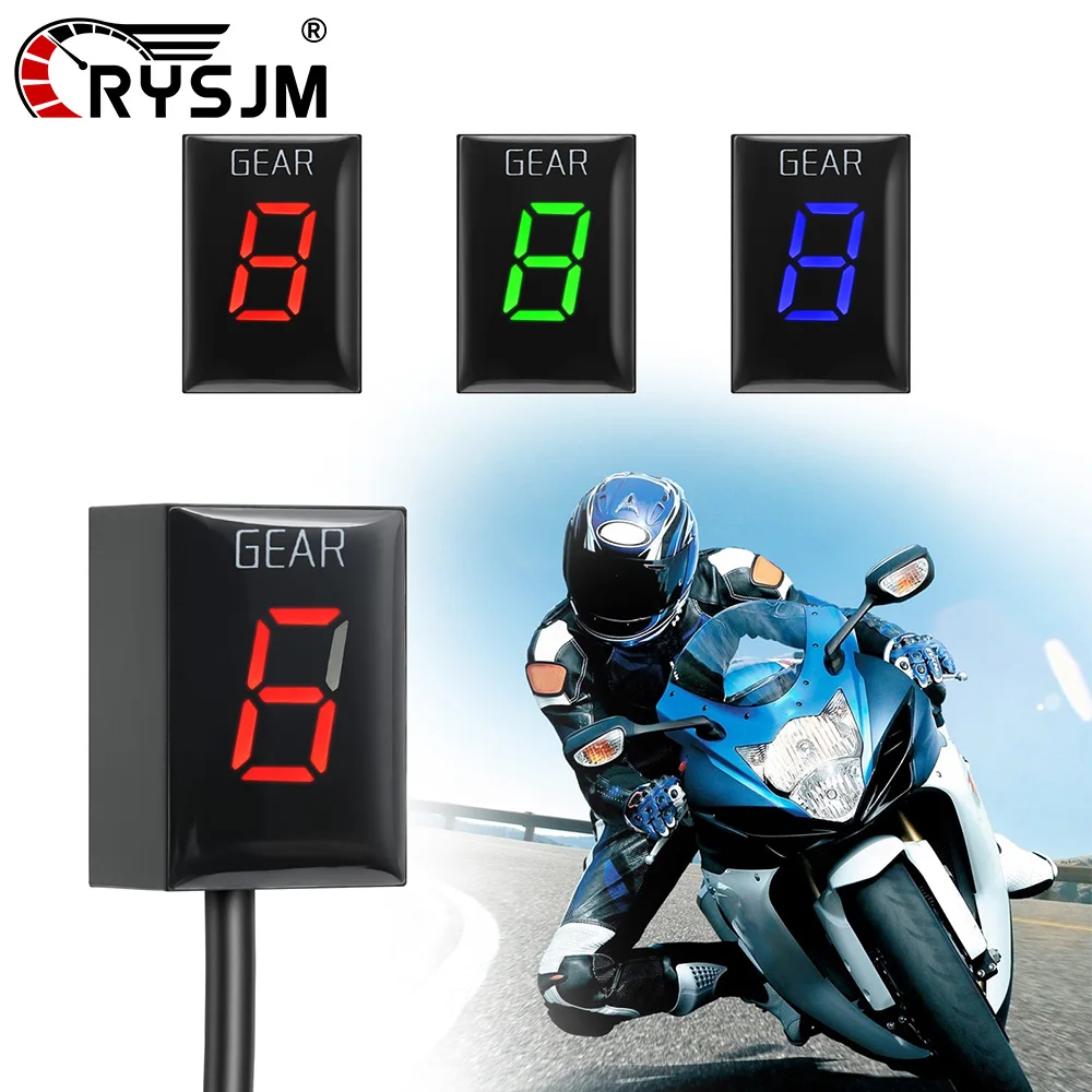 مؤشر تروس الدراجات النارية لسوزوكي GSX650F GSF1250 GSF650 Bandit شاشة ديجيتال متر لكاواساكي ZX-6R Z750 Z1000 ZX-6RR