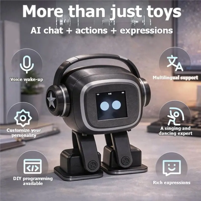 【PHONE ACCESSORY】Russian AI Robot Touch Interaction Intelligent Emotion Perception AI Electronic Feedback And Companionship Pet