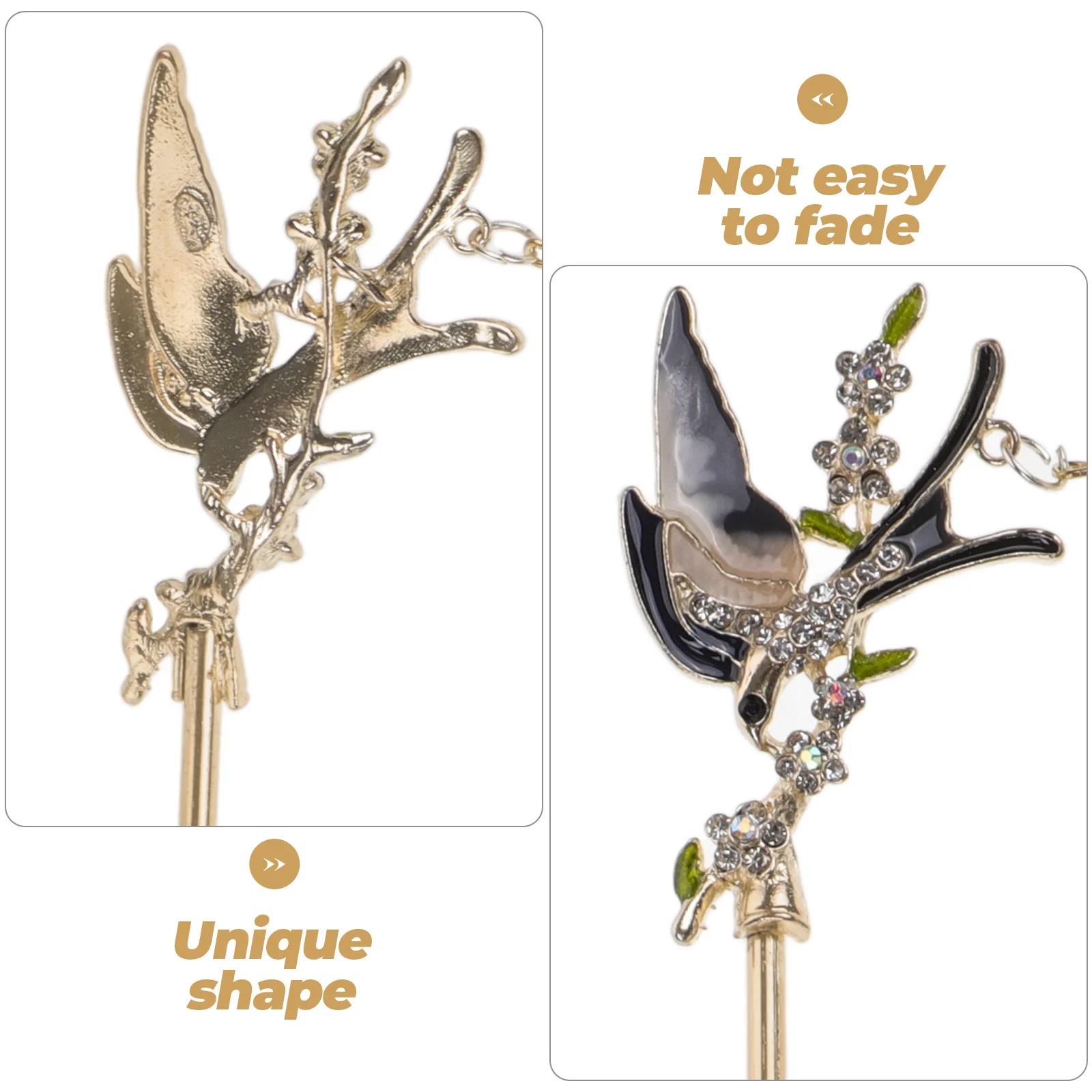 

Vintage Hair Stick Women Chinese Style Hairpin Decorative Hair Sticks Simple Elegant Retro Accessories Party Gathering