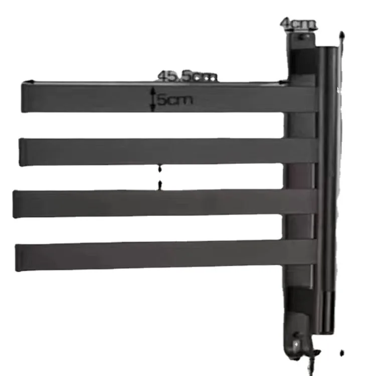 

Stainless Steel Electric Temperature Towel Drying Rack ElectricTowel Rail Rotate APP Automatic Control Warmer Heater Towel Rack