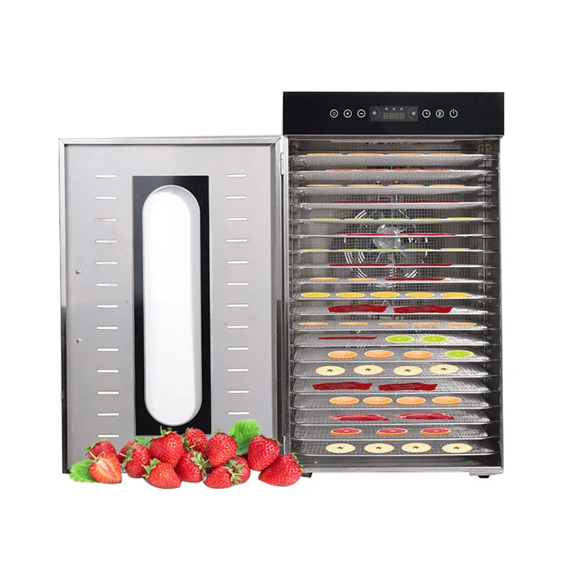 Commercial Industrial Food Dehydrator 20 Layers Tray Large Capacity Fruit Meet Dryer Machine For Sale