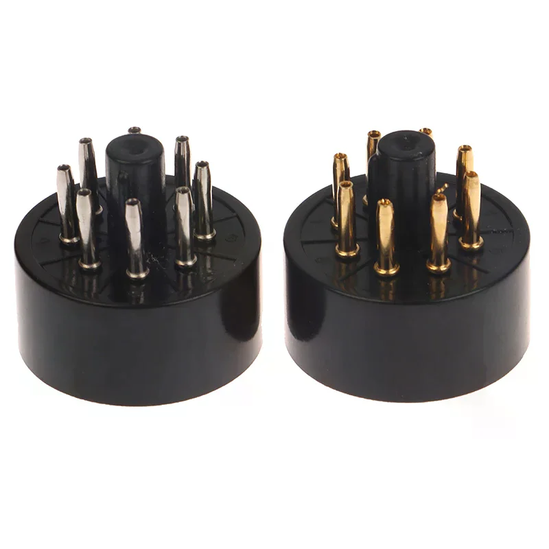 EL34C EL34 진공관 앰프용 베이클라이트 8핀 튜브 소켓, 모델: S8AES - 한 팩