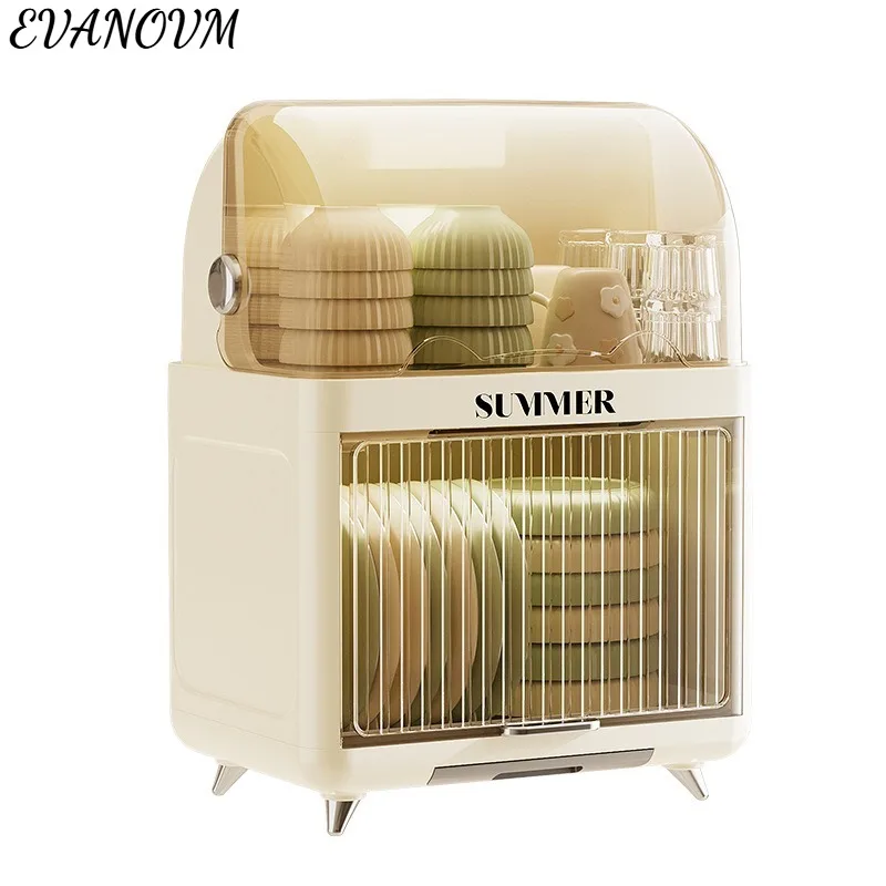 2-слойный стерилизующий ящик для хранения детской посуды с сушильной стойкой