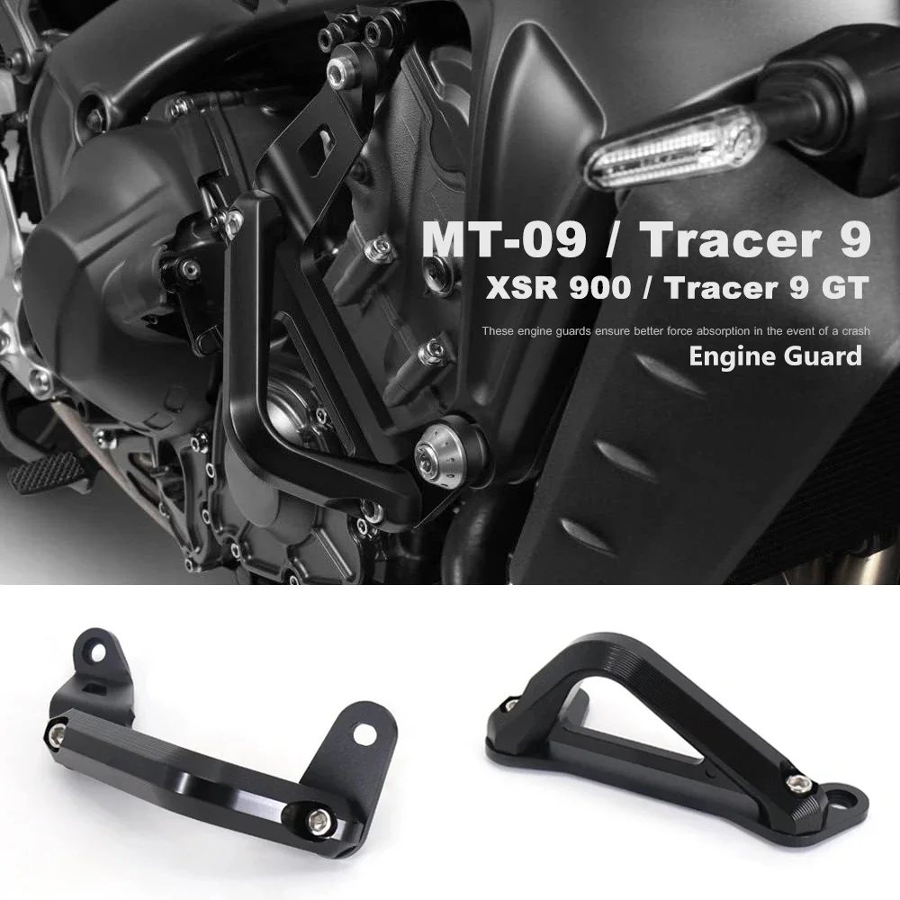 MT09 Новая защитная защита двигателя для YAMAHA MT-09 SP TRACER 9 GT 2025 2024 XSR 900, защита двигателя, защитная крышка рамы