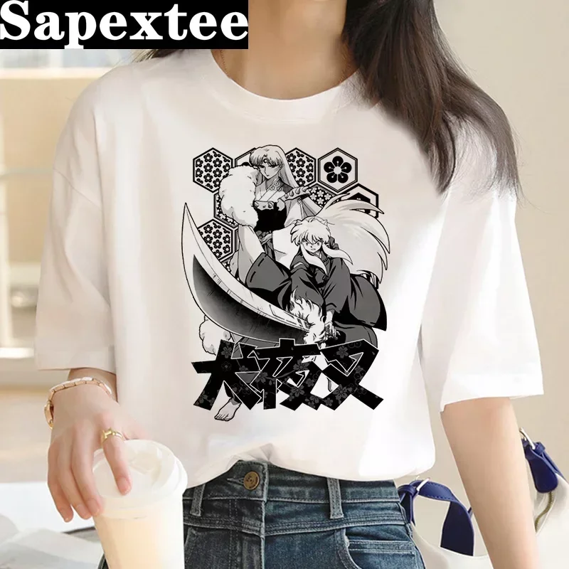 inuyasha tshirt t shirt female ulzzang y2k clothes japanese tshirt vintage