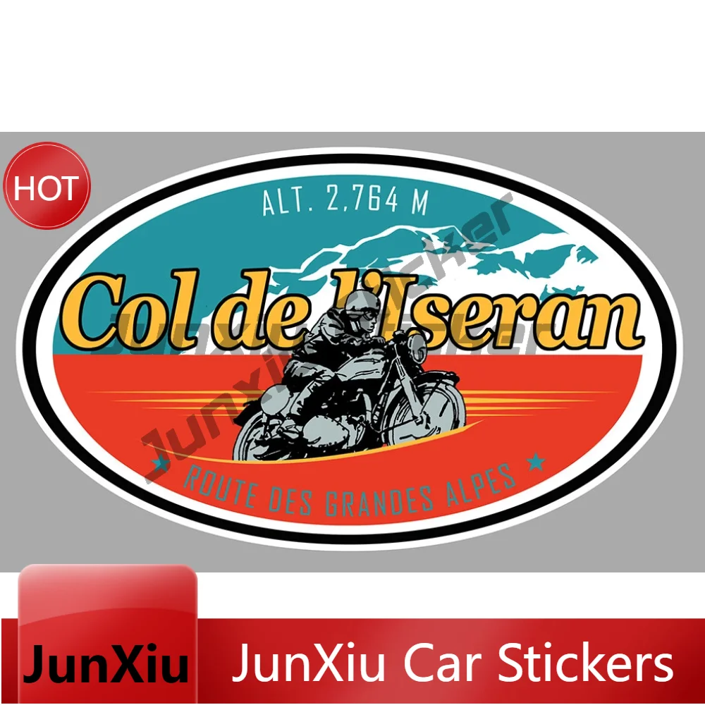 Creative Sticker For Laptop Bumper Col De L'iseran Route Des Grandes Alpes Vinyl Uv Protection Decal