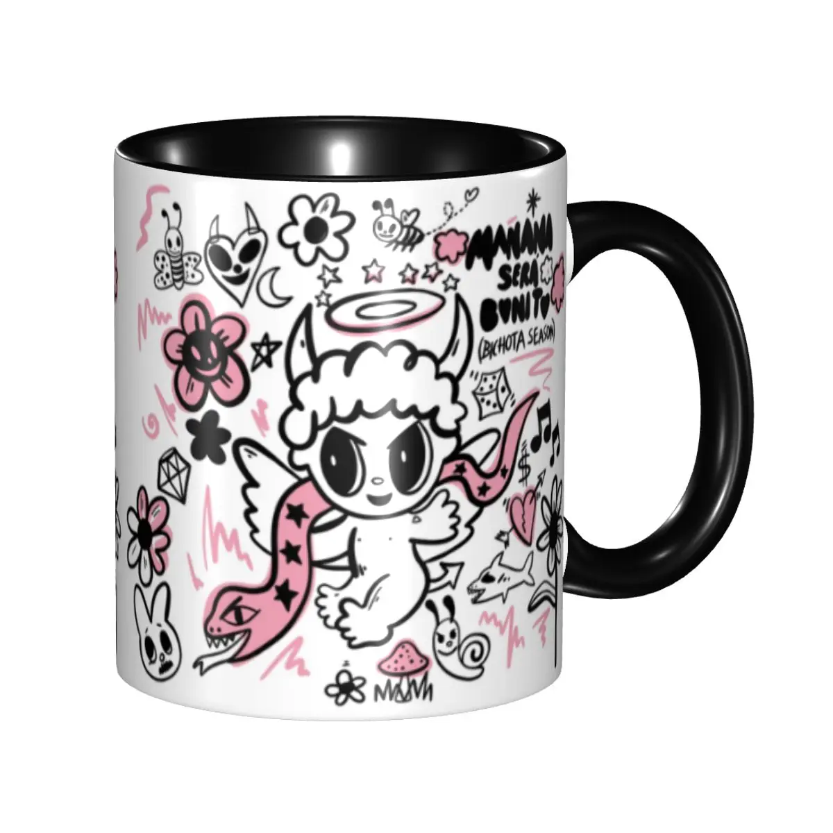 Customized Reggae Ainger Karol G Bichota Season Mug DIY Ceramic Milk Tea Coffee Cup