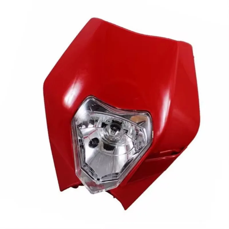 

Red Motorcycle Front Headlight for Honda Kawasaki Suzuki Yamaha Off-Road Enduro
