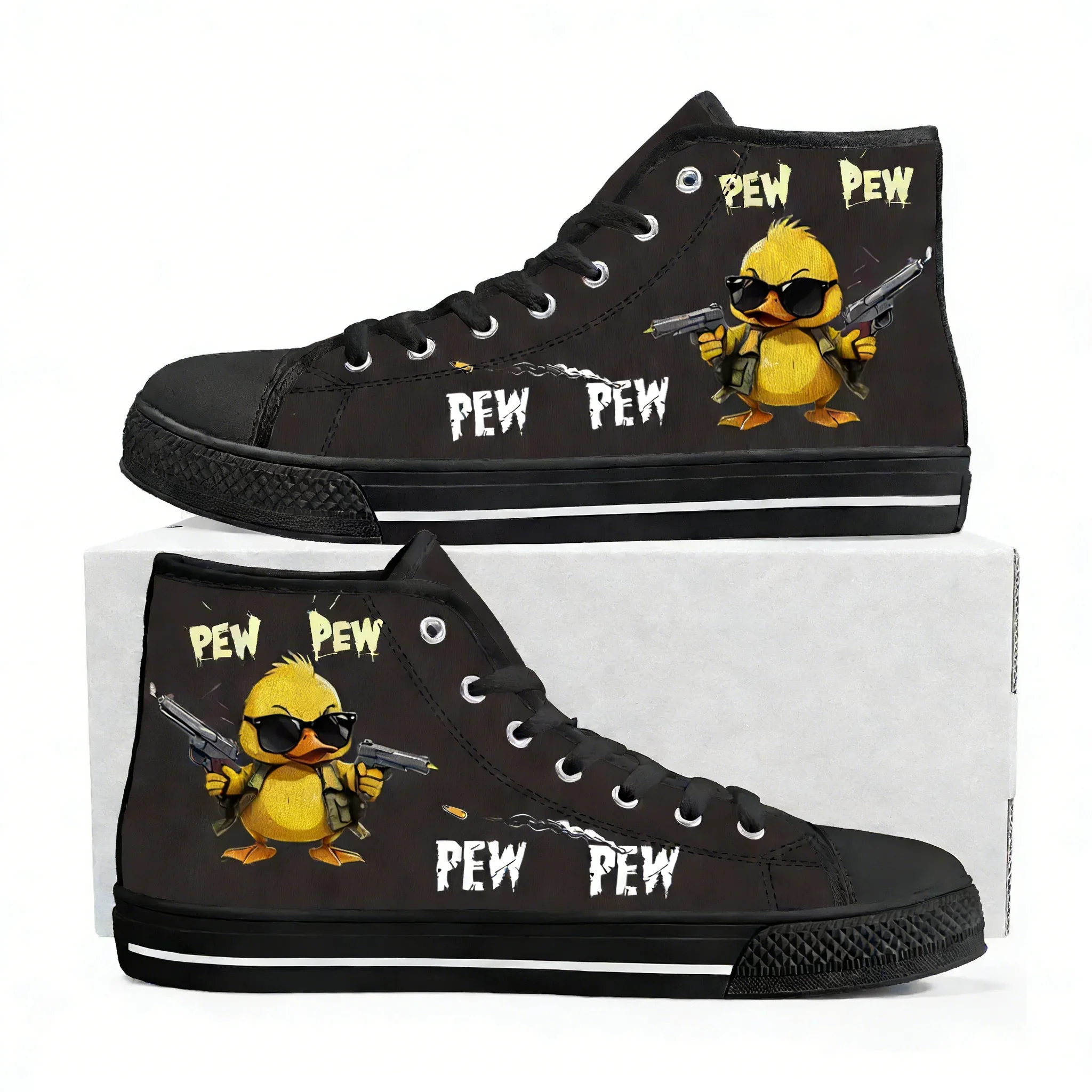Pew Pew Madafakas Fun Pattern High Top Sneakers Mens Womens Teenager Lightweight Canvas Sneaker Ghana Hiking Casual Custom Shoes