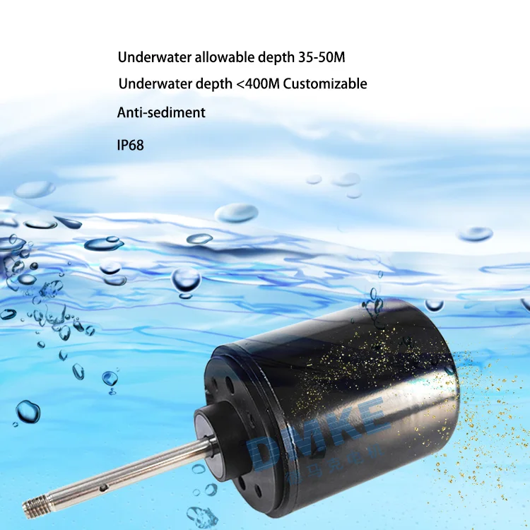 12V 24V 48V Anti-Sediment Waterproof Sea Scooter Surf Bldc Motor Ip68 Underwater Thruster Submersible Brushless Dc Motor