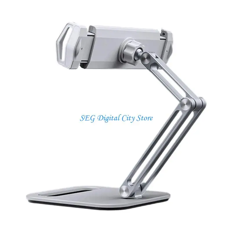 U75B Heavy Duty Aluminum Tablets Mount With Swivels Ball Head For Easy Positioning
