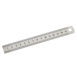 15Cm Naaien Voet Naaien Rvs Metaal Rechte Ruler Heerser Tool Precisie Dubbelzijdig Meetinstrument