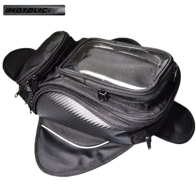 Motorcycle Tank Bag Luggage Oil Fuel Magnetic Bike Saddlebag Trunk Travel Motorbike Screen Baggage For Phone GPS image 2