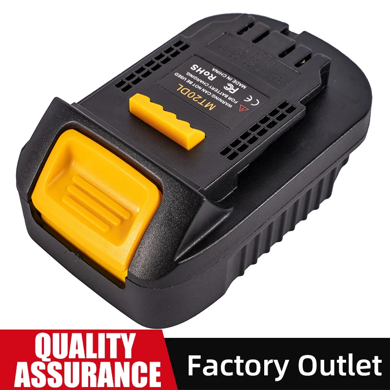 Battery Adapter for Makita to Dewalt Lithium Batteries Black&Decker Bupa Stanley 18V 20V Lithium-ion Power Tool Battery Converte