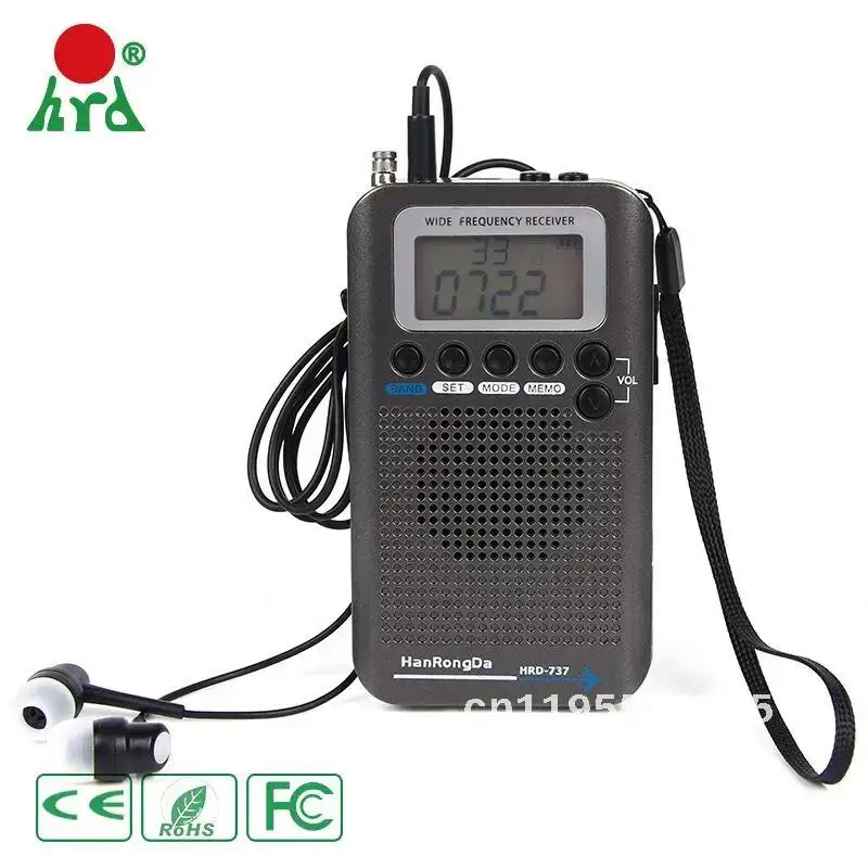 New Portable Aviation Band Radio Off-Road Hobby Vhf Channel Receiving Multi-Function Full Band Radio Manufacturers