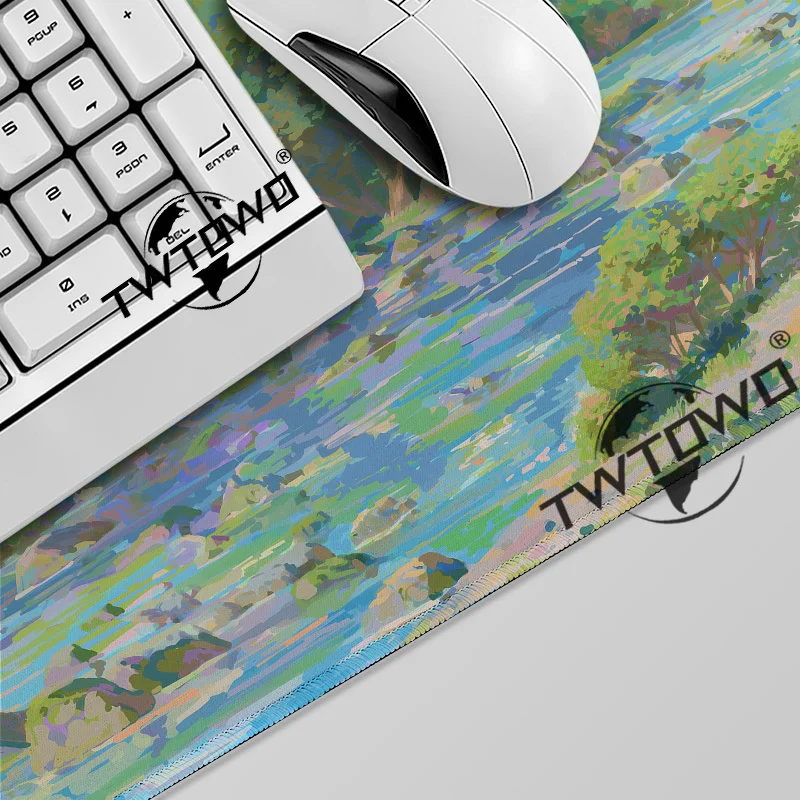 Mouse Pad Anime Landscape Gamer printon demand Custom Large Home Mousepad XXL Desk Mats Non-Slip Office Laptop Desktop Mouse Pad