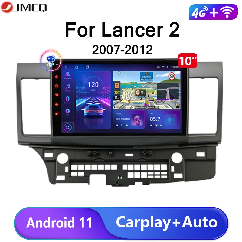 

JMCQ 10" for Mitsubishi Lancer 2007-2012 Car Radio Multimedia Video Player Navigation GPS 2 din Android dvd Stereo Head unit