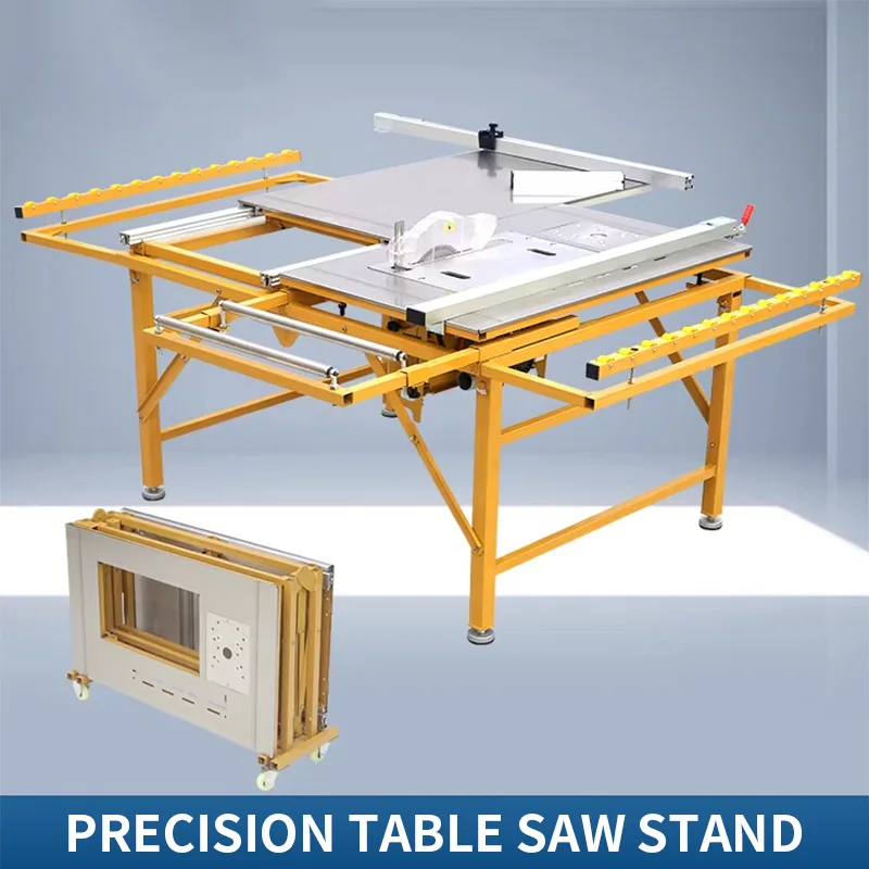 Multi-Function Woodworking Saw Table Dust-Free Saw / Master-Slave Saw Precision Guide Rails Folding Electric Panel S(Customized)