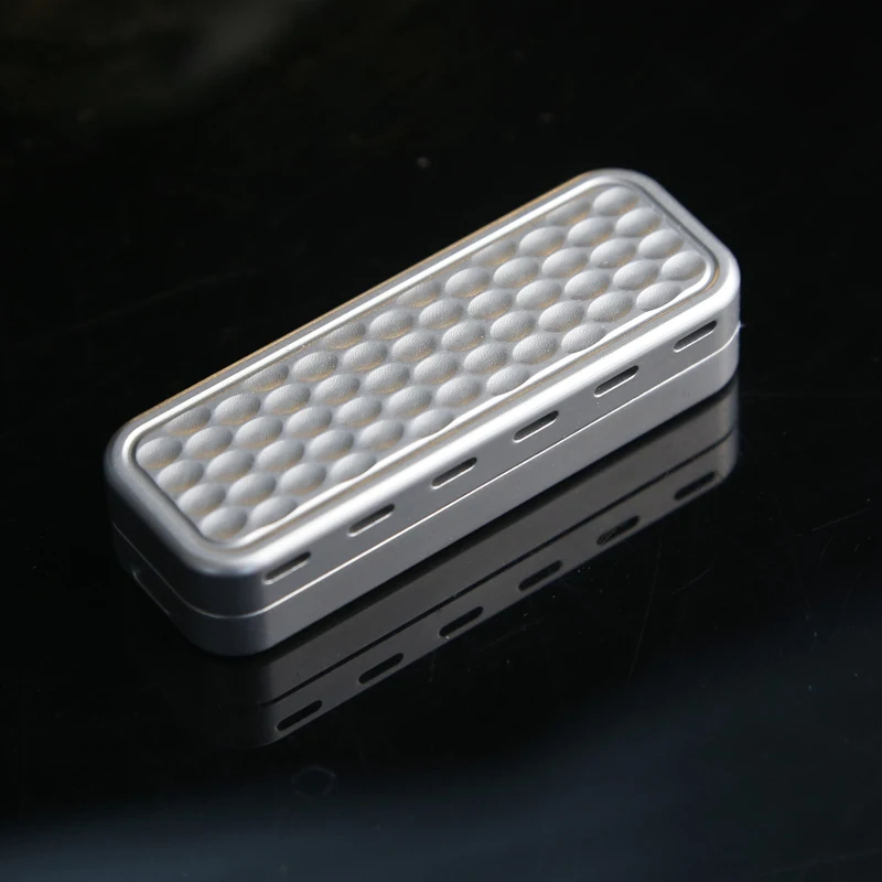 Feng Ling  Mechanical Push Fidget Slider EDC Metal Slider Stress Relief Toy ADHD Concentration Toy Office Leisure Gadget
