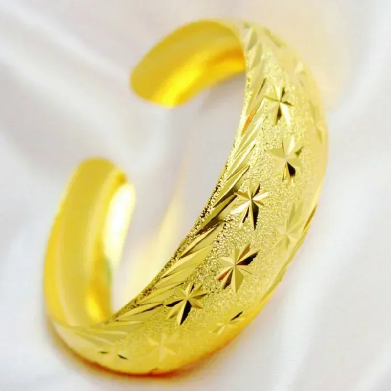 20mm Giptianxing Brass Gold-plated Bracelet African Ethiopian Women Bride Wedding Jewelry Middle East Dubai Jewelry Gift