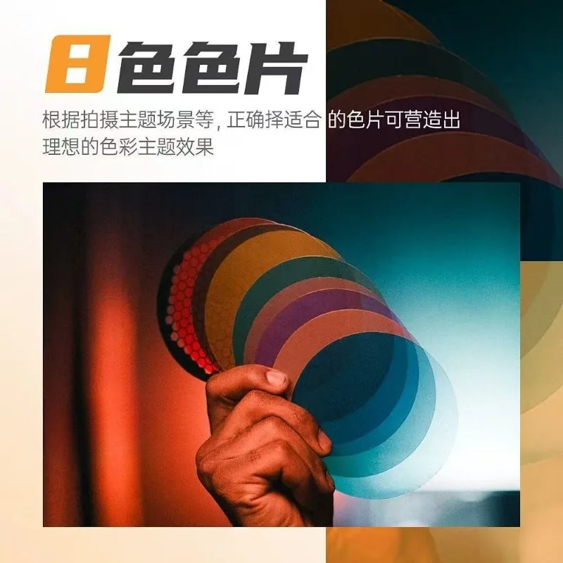 Flexible ball Flexible box SLR camera Square set top flash Flexible cover External shot light folding