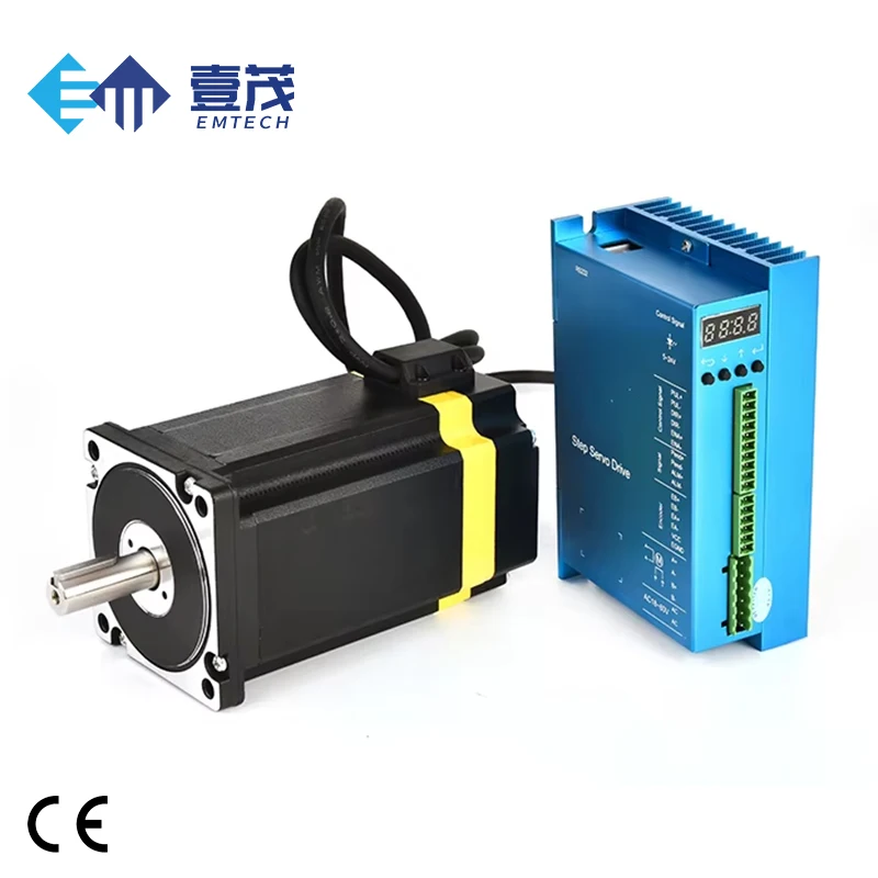 Emtech 2-Phase Nema 23 Hybrid Stepper Motor with Encoder Closed Loop Motor for Sewing Industry