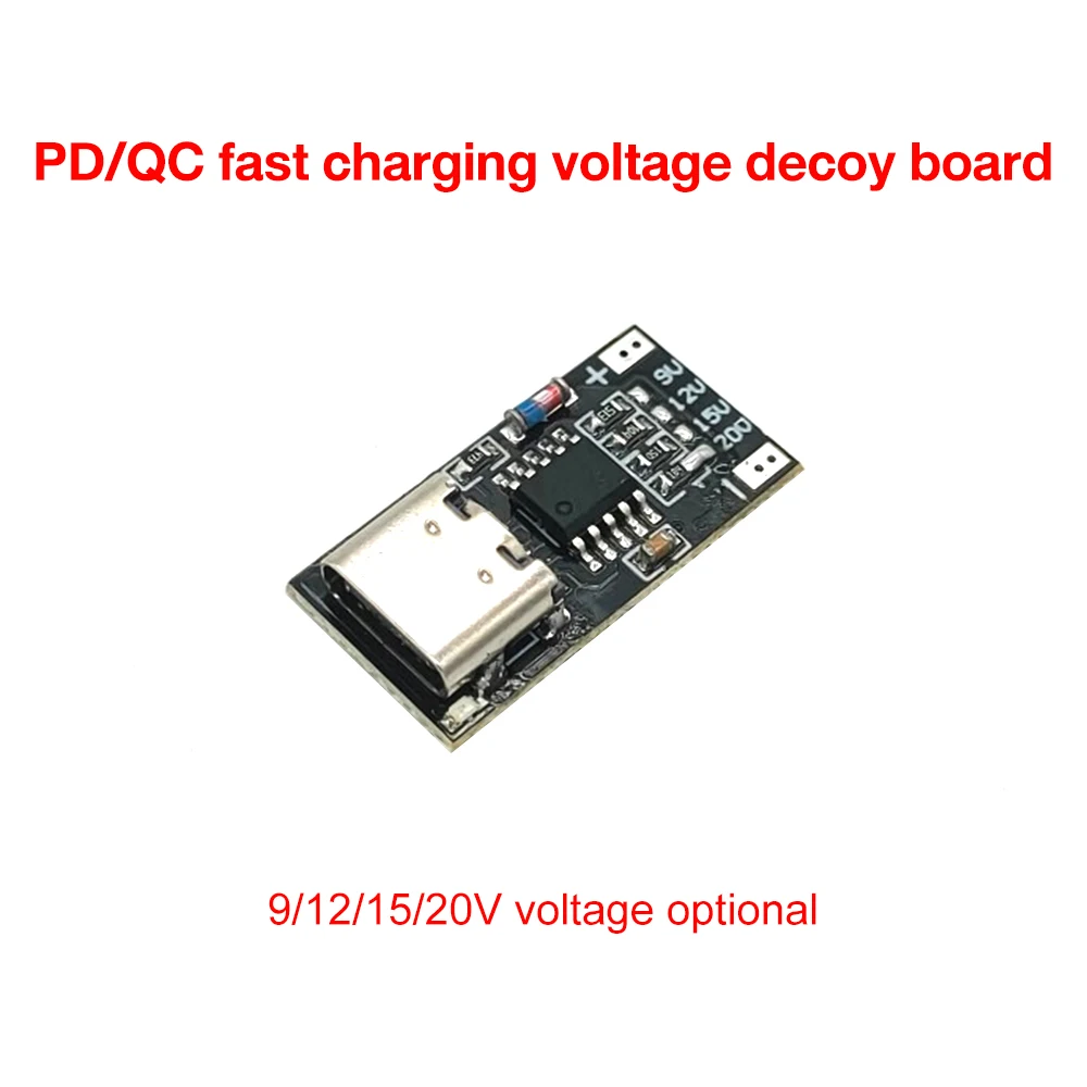 Typ-C PD2.0 PD3.0 9V 12V 15V 20V Schnelllade-Auslöser-Polling-Detektor USB-Boost-Stromversorgungs-Wechselmodul mit Gehäuse – Detail 7